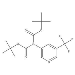 1,3-Bis(1,1-dimethylethyl) 2-[5-(trifluoromethyl)-3-pyridinyl]imidodicarbonate Structure