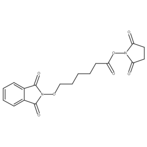 6-[(1,3-Dihydro-1,3-dioxo-2h-isoindol-2-yl)oxy]hexanoic acid 2,5-dioxo-1-pyrrolidinyl ester Structure