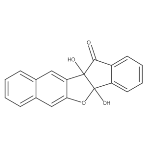 4b,11b-Dihydroxy-4b,11b-dihydro-12H-indeno[1,2-b]naphtho[2,3-d]furan-12-one结构式