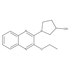 (R)-1-(3-ethoxyquinoxalin-2-yl)pyrrolidin-3-ol Structure