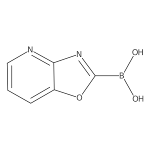 [1,3]Oxazolo[4,5-b]pyridin-2-ylboronic acid结构式