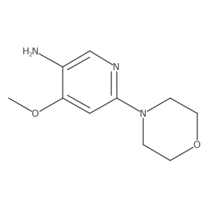 4-Methoxy-6-morpholinopyridin-3-amine结构式