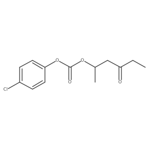 (4-Chlorophenyl) 4-oxohexan-2-yl carbonate Structure