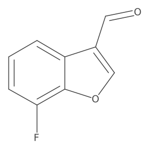 7-Fluorobenzofuran-3-carbaldehyde Structure