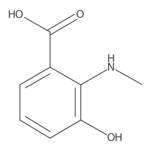 3-Hydroxy-2-(methylamino)benzoic acid Structure