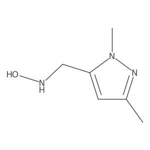 N-[(1,3-dimethyl-1H-pyrazol-5-yl)methyl]hydroxylamine结构式