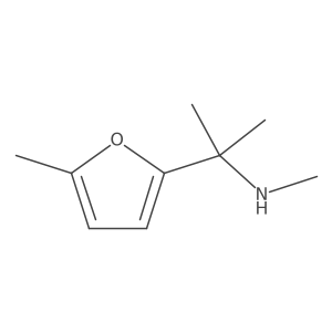 Methyl[2-(5-methylfuran-2-yl)propan-2-yl]amine结构式