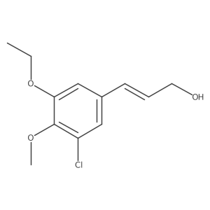 3-(3-Chloro-5-ethoxy-4-methoxyphenyl)prop-2-en-1-ol Structure