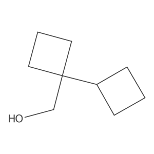 (1-Cyclobutylcyclobutyl)methanol Structure