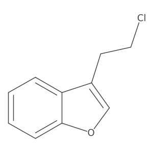 3-(2-Chloroethyl)benzofuran结构式