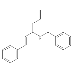 (1E)-N-benzyl-1-phenyl-1,5-hexadien-3-amine结构式