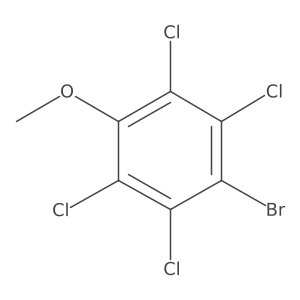 4-Bromo-2,3,5,6-tetrachloroanisole Structure