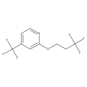 4-(Trifluoromethyl)-2-(3,3,3-trifluoropropoxy)pyridine结构式