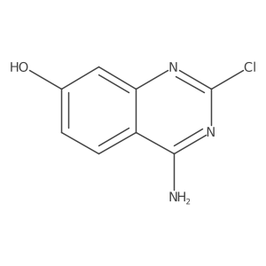 4-Amino-2-chloroquinazolin-7-ol结构式