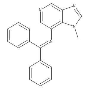 N-(1-methyl-1H-imidazo[4,5-c]pyridin-7-yl)-1,1-diphenylmethanimine Structure