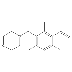 2,4,6-Trimethyl-3-(morpholin-4-ylmethyl)benzaldehyde Structure