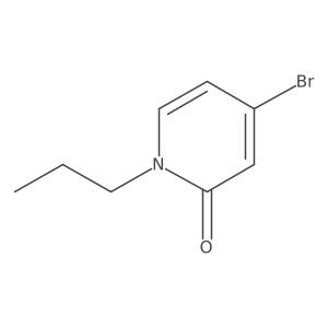 4-Bromo-1-propyl-2(1h)-pyridinone Structure