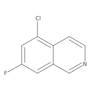 5-Chloro-7-fluoroisoquinoline Structure