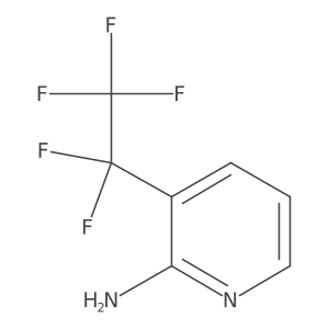 3-(Perfluoroethyl)pyridin-2-amine Structure