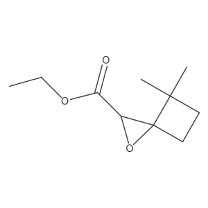 Ethyl 4,4-dimethyl-1-oxaspiro[2.3]hexane-2-carboxylate结构式