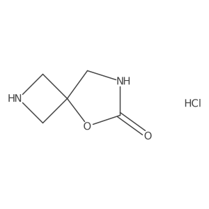 5-Oxa-2,7-diazaspiro[3.4]octan-6-one hydrochloride结构式