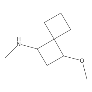 3-Methoxy-N-methylspiro[3.3]heptan-1-amine结构式