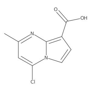 4-Chloro-2-methylpyrrolo[1,2-a]pyrimidine-8-carboxylic acid Structure