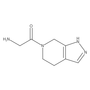 2-amino-1-{1H,4H,5H,6H,7H-pyrazolo[3,4-c]pyridin-6-yl}ethan-1-one Structure