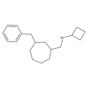 N-((1-Benzylazepan-3-yl)methyl)thietan-3-amine Structure