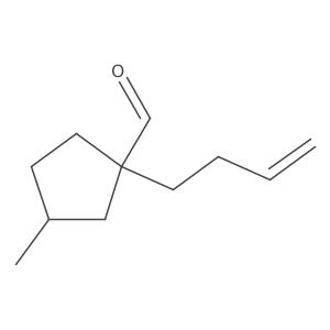 1-(But-3-en-1-yl)-3-methylcyclopentane-1-carbaldehyde Structure