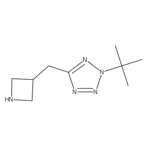 5-[(azetidin-3-yl)methyl]-2-tert-butyl-2H-1,2,3,4-tetrazole Structure