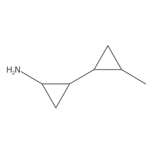 2-(2-Methylcyclopropyl)cyclopropan-1-amine结构式