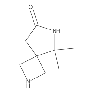 5,5-Dimethyl-2,6-diazaspiro[3.4]octan-7-one结构式