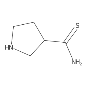 Pyrrolidine-3-carbothioamide Structure