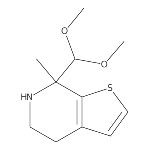 7-(dimethoxymethyl)-7-methyl-4H,5H,6H,7H-thieno[2,3-c]pyridine Structure