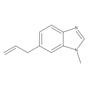 1-methyl-6-(prop-2-en-1-yl)-1H-1,3-benzodiazole结构式