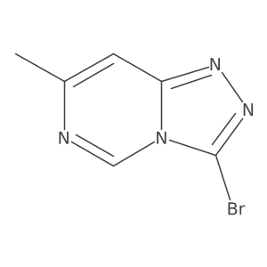 3-Bromo-7-methyl-[1,2,4]triazolo[4,3-c]pyrimidine结构式