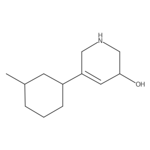 5-(3-Methylcyclohexyl)-1,2,3,6-tetrahydropyridin-3-ol Structure