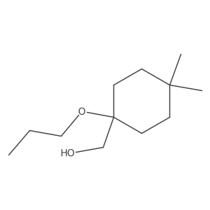 (4,4-Dimethyl-1-propoxycyclohexyl)methanol Structure