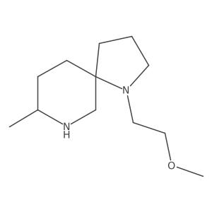 1-(2-Methoxyethyl)-8-methyl-1,7-diazaspiro[4.5]decane Structure