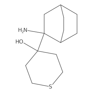 4-{2-Aminobicyclo[2.2.2]octan-2-yl}thian-4-ol结构式