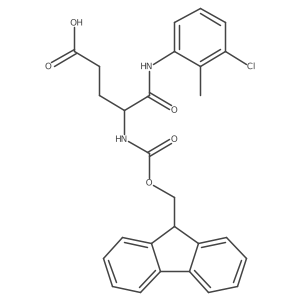 4-[(3-chloro-2-methylphenyl)carbamoyl]-4-({[(9H-fluoren-9-yl)methoxy]carbonyl}amino)butanoic acid Structure