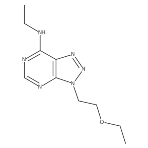 3-(2-ethoxyethyl)-N-ethyl-3H-[1,2,3]triazolo[4,5-d]pyrimidin-7-amine Structure