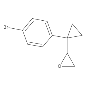 (2R)-2-[1-(4-bromophenyl)cyclopropyl]oxirane Structure