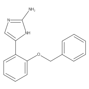 5-[2-(benzyloxy)phenyl]-1H-imidazol-2-amine Structure