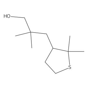 3-(2,2-Dimethylthiolan-3-yl)-2,2-dimethylpropan-1-ol Structure