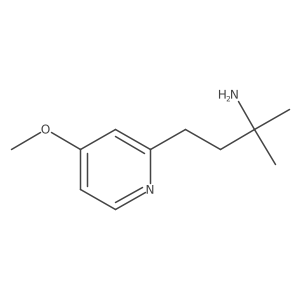 4-(4-Methoxypyridin-2-yl)-2-methylbutan-2-amine结构式
