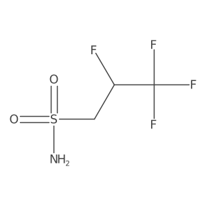2,3,3,3-Tetrafluoropropane-1-sulfonamide结构式