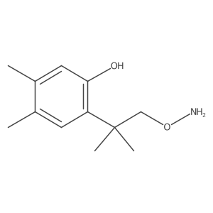 2-[1-(Aminooxy)-2-methylpropan-2-yl]-4,5-dimethylphenol结构式