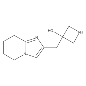 3-({5H,6H,7H,8H-imidazo[1,2-a]pyridin-2-yl}methyl)azetidin-3-ol结构式